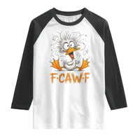 F Quack F Duck Lover Raglan Shirt Funny Farm Gift - Wonder Print Shop