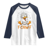 F Quack F Duck Lover Raglan Shirt Funny Farm Gift - Wonder Print Shop