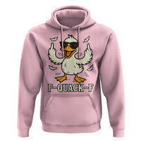 Funny F Quack F Silly Duck Sarcastic Joke Gift Hoodie - Wonder Print Shop