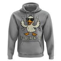 Funny F Quack F Silly Duck Sarcastic Joke Gift Hoodie - Wonder Print Shop