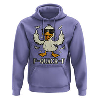 Funny F Quack F Silly Duck Sarcastic Joke Gift Hoodie - Wonder Print Shop