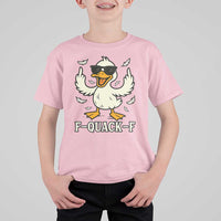 Funny F Quack F Silly Duck Sarcastic Joke Gift T Shirt For Kid - Wonder Print Shop