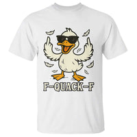 Funny F Quack F Silly Duck Sarcastic Joke Gift T Shirt - Wonder Print Shop