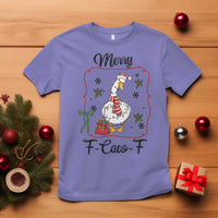 Merry F Caw F Duck Sarcastic Joke Gift T Shirt Funny Christmas Gift - Wonder Print Shop