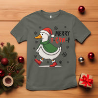 Merry F Caw F Duck Lover T Shirt Funny Christmas Gift - Wonder Print Shop