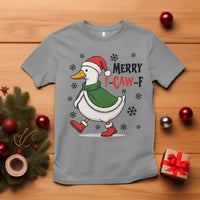 Merry F Caw F Duck Lover T Shirt Funny Christmas Gift - Wonder Print Shop