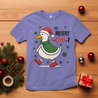 Merry F Caw F Duck Lover T Shirt Funny Christmas Gift - Wonder Print Shop