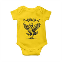 Funny F Quack F Duck Lover Sarcastic Joke Gift Baby Onesie - Wonder Print Shop