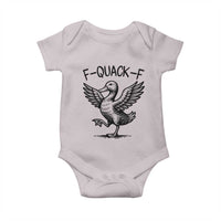 Funny F Quack F Duck Lover Sarcastic Joke Gift Baby Onesie - Wonder Print Shop