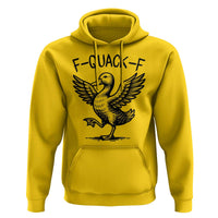 Funny F Quack F Duck Lover Sarcastic Joke Gift Hoodie - Wonder Print Shop