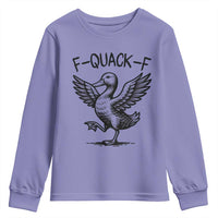 Funny F Quack F Duck Lover Sarcastic Joke Gift Youth Sweatshirt - Wonder Print Shop