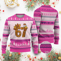 Six And Seven Meme Turkey Ugly Christmas Sweater Funny Thanksgiving Gift - Wonder Print Shop