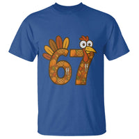 Six And Seven Meme Turkey T Shirt Funny Thanksgiving Gift - Wonder Print Shop