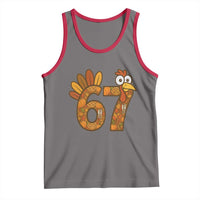 Six And Seven Meme Turkey Tank Top Funny Thanksgiving Gift - Wonder Print Shop