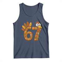 Six And Seven Meme Turkey Tank Top Funny Thanksgiving Gift - Wonder Print Shop