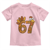 Six And Seven Meme Turkey Toddler T Shirt Funny Thanksgiving Gift - Wonder Print Shop