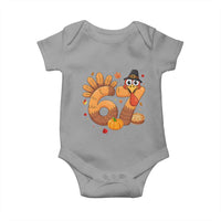Funny Turkey Six And Seven Meme Baby Onesie Thanksgiving Gift - Wonder Print Shop