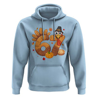 Funny Turkey Six And Seven Meme Hoodie Thanksgiving Gift - Wonder Print Shop