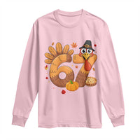 Funny Turkey Six And Seven Meme Long Sleeve Shirt Thanksgiving Gift - Wonder Print Shop
