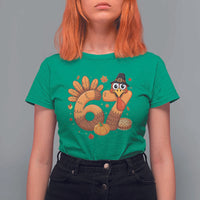 Funny Turkey Six And Seven Meme T Shirt For Women Thanksgiving Gift - Wonder Print Shop