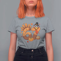 Funny Turkey Six And Seven Meme T Shirt For Women Thanksgiving Gift - Wonder Print Shop