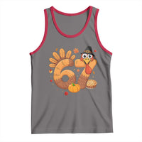 Funny Turkey Six And Seven Meme Tank Top Thanksgiving Gift - Wonder Print Shop