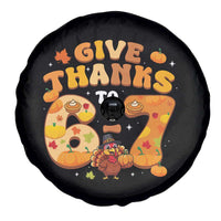 Give Thanks To 67 Spare Tire Cover Funny Brainrot Six Seven Meme Thanksgiving Gift - Wonder Print Shop
