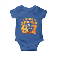 Give Thanks To 67 Baby Onesie Funny Brainrot Six Seven Meme Thanksgiving Gift - Wonder Print Shop