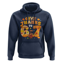 Give Thanks To 67 Hoodie Funny Brainrot Six Seven Meme Thanksgiving Gift - Wonder Print Shop