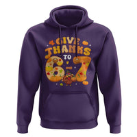 Give Thanks To 67 Hoodie Funny Brainrot Six Seven Meme Thanksgiving Gift - Wonder Print Shop
