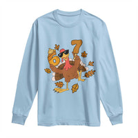 Trending Six Seven Meme Turkey Long Sleeve Shirt Funny Thanksgiving Gift - Wonder Print Shop