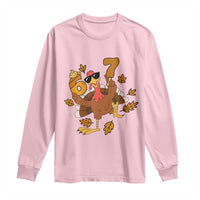 Trending Six Seven Meme Turkey Long Sleeve Shirt Funny Thanksgiving Gift - Wonder Print Shop
