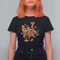 Trending Six Seven Meme Turkey T Shirt For Women Funny Thanksgiving Gift - Wonder Print Shop
