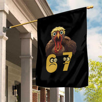 Six Seven Meme Turkey Garden Flag Trending Gen Alpha Thanksgiving Gift - Wonder Print Shop