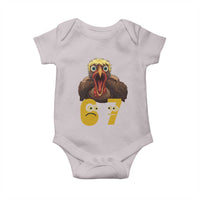 Six Seven Meme Turkey Baby Onesie Trending Gen Alpha Thanksgiving Gift - Wonder Print Shop