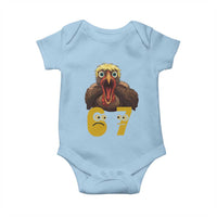 Six Seven Meme Turkey Baby Onesie Trending Gen Alpha Thanksgiving Gift - Wonder Print Shop