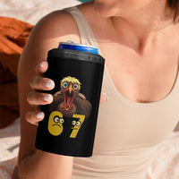 Six Seven Meme Turkey 4 in 1 Can Cooler Tumbler Trending Gen Alpha Thanksgiving Gift - Wonder Print Shop