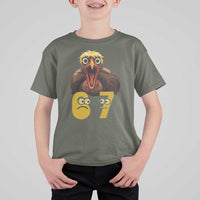 Six Seven Meme Turkey T Shirt For Kid Trending Gen Alpha Thanksgiving Gift - Wonder Print Shop