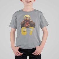 Six Seven Meme Turkey T Shirt For Kid Trending Gen Alpha Thanksgiving Gift - Wonder Print Shop