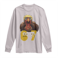 Six Seven Meme Turkey Long Sleeve Shirt Trending Gen Alpha Thanksgiving Gift - Wonder Print Shop