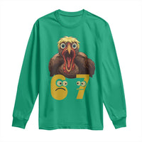Six Seven Meme Turkey Long Sleeve Shirt Trending Gen Alpha Thanksgiving Gift - Wonder Print Shop