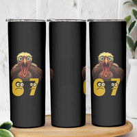 Six Seven Meme Turkey Skinny Tumbler Trending Gen Alpha Thanksgiving Gift - Wonder Print Shop