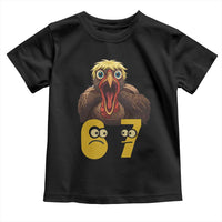 Six Seven Meme Turkey Toddler T Shirt Trending Gen Alpha Thanksgiving Gift - Wonder Print Shop