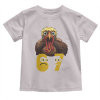 Six Seven Meme Turkey Toddler T Shirt Trending Gen Alpha Thanksgiving Gift - Wonder Print Shop