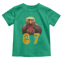 Six Seven Meme Turkey Toddler T Shirt Trending Gen Alpha Thanksgiving Gift - Wonder Print Shop