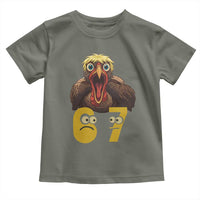 Six Seven Meme Turkey Toddler T Shirt Trending Gen Alpha Thanksgiving Gift - Wonder Print Shop