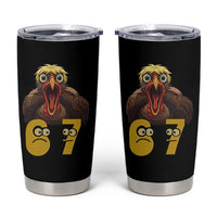 Six Seven Meme Turkey Tumbler Cup Trending Gen Alpha Thanksgiving Gift - Wonder Print Shop