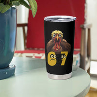 Six Seven Meme Turkey Tumbler Cup Trending Gen Alpha Thanksgiving Gift - Wonder Print Shop