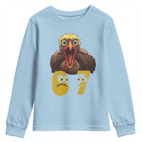 Six Seven Meme Turkey Youth Sweatshirt Trending Gen Alpha Thanksgiving Gift - Wonder Print Shop