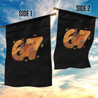 Thanksgiving Turkey Dabbing Garden Flag Six Seven Meme Trending Gift - Wonder Print Shop